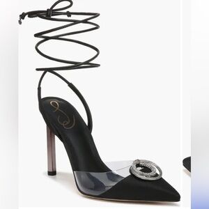 Adrian Ankle Wrap Pointed Toe Pump (Women)Sam Edelman